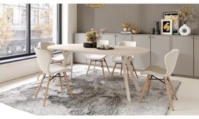 Masă de dining extensibilă ARTUR, bej