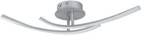 Plafoniera LED design modern Tatjana argintiu
