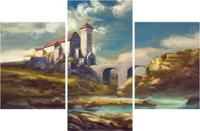 Tablou - Castelul medieval (90x60 cm)