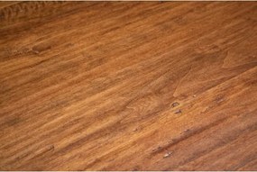 Masa fixa, L80 80 H78 cm, culoare nuc alb antic, Lemn Masiv