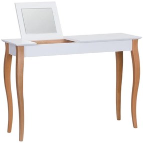 Masă de toaletă cu oglindă Ragaba Dressing Table, lungime 105 cm, alb