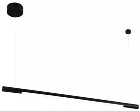 Lustra LED liniara, suspendata Organic 100cm, negru P0354 MX