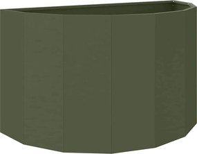 vidaXL Jardinieră Verde măsliniu 90 x 45 x 50 cm Oțel