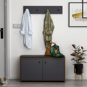 PANTOFAR Zen Shoe Cabinet, Alb, 35x45x80 cm