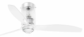 Lustra cu Ventilator si telecomanda MINI TUBE M transparent