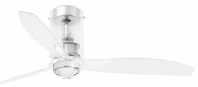 Lustra cu Ventilator si telecomanda MINI TUBE M transparent