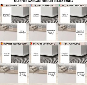 HOMCOM Bancă multifuncțională din lemn pentru dormitor și hol, alb, 100x40x40 cm | Aosom Romania