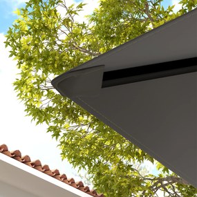 Outsunny Husă de schimb pentru pavilion 3 x 3 m, rezistentă la apă, acoperiș pavilion UPF30+, husă de schimb din țesătură Oxford 370 g/m², Gri | Aosom Romania