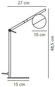 Lampă de masă Nordlux CONTINA 1xG9/5W/230V negru