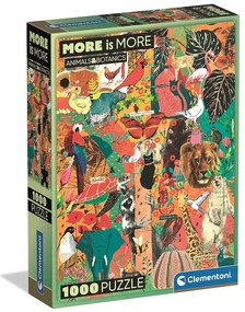 Animale Botanics Puzzle Compact de 1000 piese Clementoni