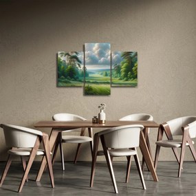 Tablou - Peisaj verde (90x60 cm)