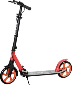 HOMCOM Trotinet Pliabil pentru Adulți și Copii +14 Ani cu Ghidon Reglabil 91,5x36,5x91-104 cm Roșu | Aosom Romania