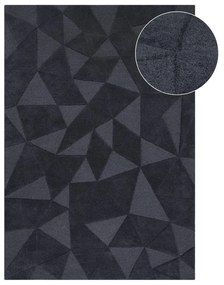 Covor din lână gri 290x200 cm Shard - Flair Rugs