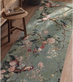 Covor tip traversă verde deschis lavabil 52x200 cm Ricci Monet – Universal