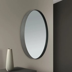 Oglinda decorativa design modern CARLO negru D-61cm