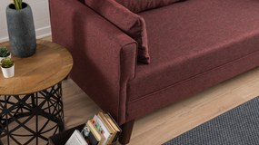 Canapea extensibilă Bellina (bordo). 1063005