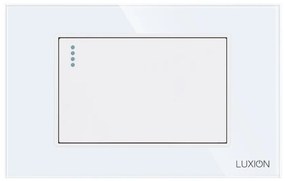 Intrerupator Simplu Cap Scara Mecanic LUXION cu Rama din Sticla, Standard Italian, 3M