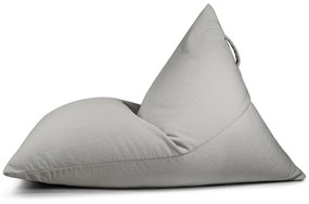 Fotoliu bean bag gri deschis cu tapițerie din țesătură bouclé Razzmatazz – SLOWDOWN