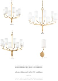 Candelabru design clasic JUNIPER cu 8 surse de lumina