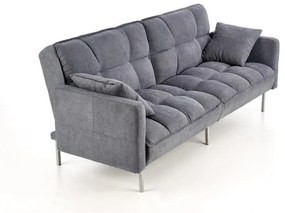 Canapea extensibila Roberto gri - H86 cm