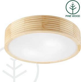 Plafonieră NATURAL MODERN 2xE27/15W/230V, diam. 37,5 cm, pin