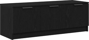 vidaXL Cabinet TV Stejar Negru 102 x 35 x 36,5 cm Lemn compozit