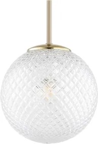 Brilagi - Lustru suspendat pe cablu STELLA 1xE27/60W/230V Ø 18 cm bej/auriu