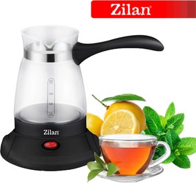 Ibric electric Zilan ZLN4940 Transparent, putere 600W, capacitate 6 cesti, detasabil de baza