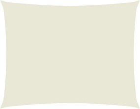 vidaXL Parasolar, crem, 3,5x4,5 m, țesătură oxford, dreptunghiular