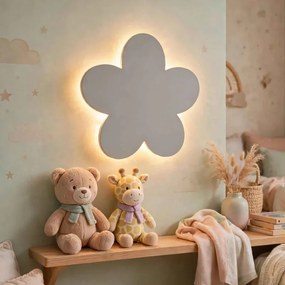 SENTOP | Lampă de perete pentru copii cu formă de floare, lumină de noapte LED | KVID