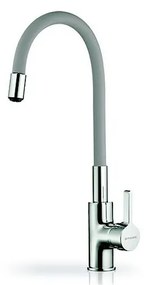 Baterie de chiuvetă cu pipă flexibilă Pyramis 90938001 FLESSI gri