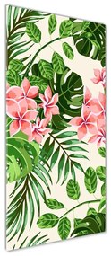 Tablou din Sticlă flori Hawaii