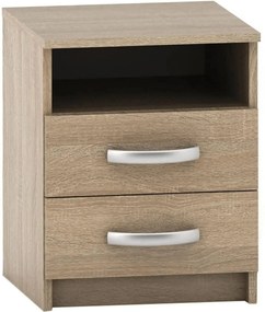 Noptiera BETTY 2 BE02-018-00, stejar sonoma, PAL laminat, 40x40x50 cm