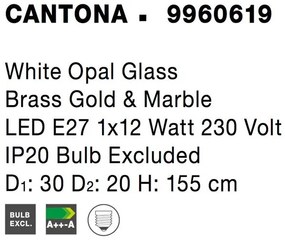 Lampadar, Lampa de podea design modern CANTONA