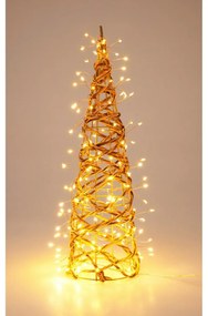 Decorațiune de Crăciun pentru exterior Con luminos, 40 x 12 cm, 160 LED-uri, alb cald, 40 cm