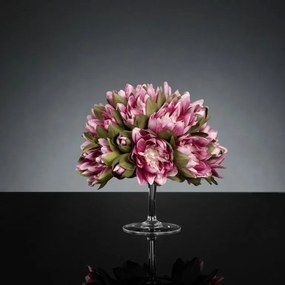 Aranjament floral mic decor festiv design LUX STAND LOTUS