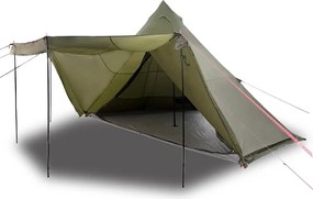 vidaXL Cort familie Tipi pentru 8 persoane verde măsliniu impermeabil