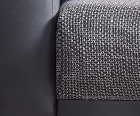 Canapea extensibilă dumonde cu 2 lăzi de depozitare si sezut confortabil din spuma high-density, Verona Magma Black 310x100 cm