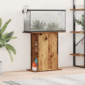 vidaXL Suport de acvariu, lemn vechi, 36x75x72,5 cm, lemn prelucrat
