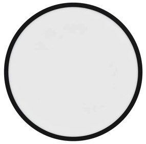 Plafoniera LED design slim, 3-step MOODMAKER, 2700K, Oja 42 negru