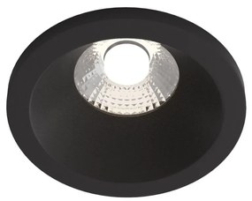 Spot LED incastrabil dimabil design tehnic IP65 Zoom negru 8,5cm