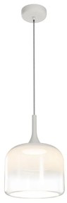 Lustra/Pendul LED design modern Spirito alb