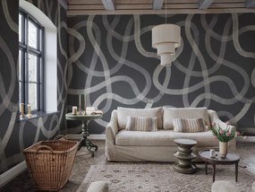 Fototapet, Serpentine, Graphite, Rebel Walls