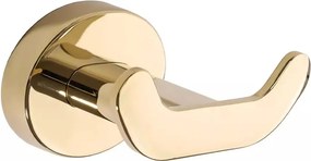 Cuier dublu Rea 322184A finisaj auriu lucios