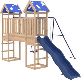 vidaXL Set de joacă pentru exterior, lemn masiv de pin