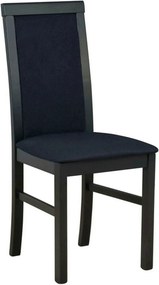 Scaun COMO, negru, stofa clasica/lemn, 43x51x92 cm