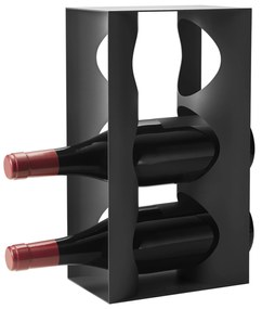 Raft pentru vin Alfredo din oțel inoxidabil, negru la miezul nopții - Georg Jensen