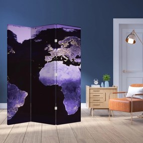 Paravan - Pământul din Cosmos (126x170 cm)