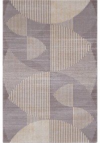 Covor gri din lână 133x180 cm Shades – Agnella