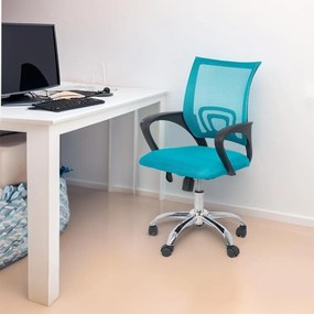 Scaun de birou din mesh OFF 619 turcoaz